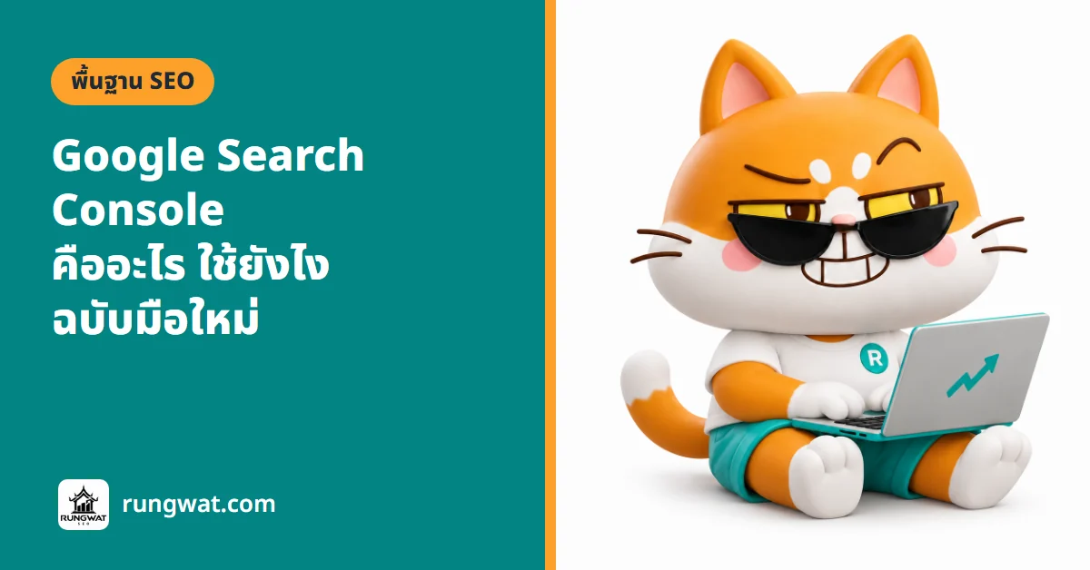 Google Search Console คืออะไร เพิ่มเว็บยังไง ดูรายงานไหนก่อน