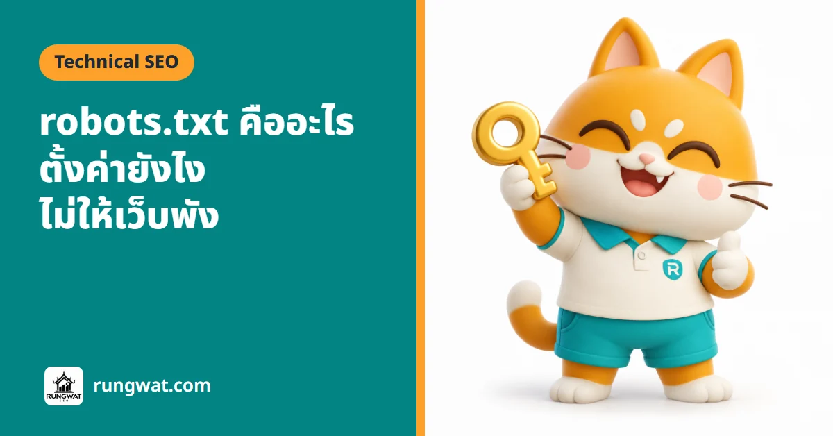 robots.txt คือ อะไร เขียนยังไง ทำไมซ่อนหน้าจาก Google ไม่ได้