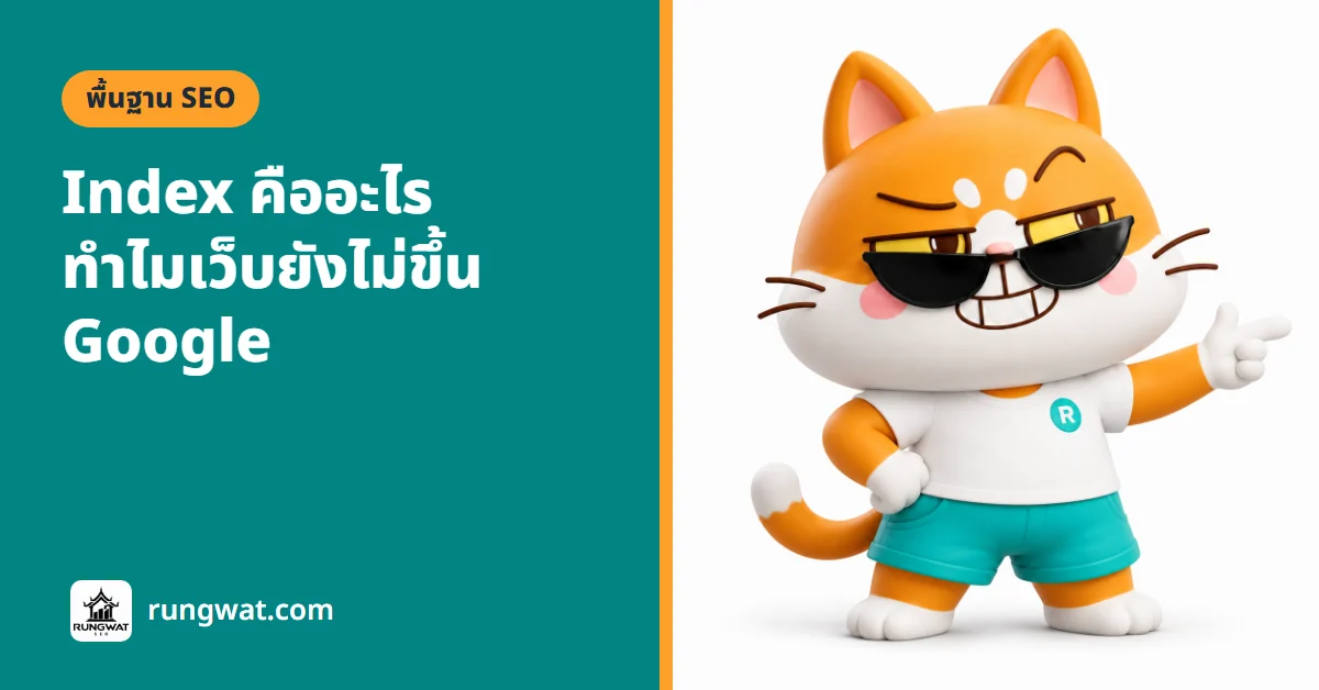 Index คือ อะไร ทำไมเว็บยังไม่ขึ้น Google